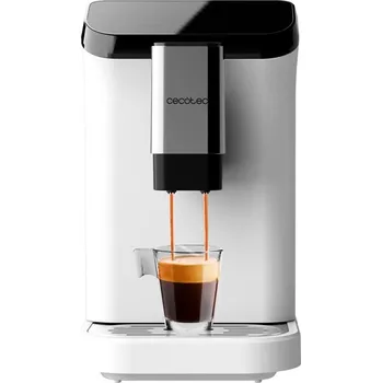 Kávovar Automatický kávovar Cecotec Cremmaet Macchia White, 19 barů, kapacita zásobníku 200 g