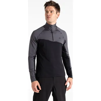 Pánská móda Pánská funkční mikina Dare2b DIGNIFY III šedá/černá XXL