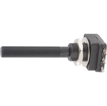 Potenciometr Piher PC16SH-10IP06472A2020MTA, PC16SH-10IP06472A2020MTA otočný potenciometr, Mono, 0.2 W, 4.7 kΩ, 1 ks