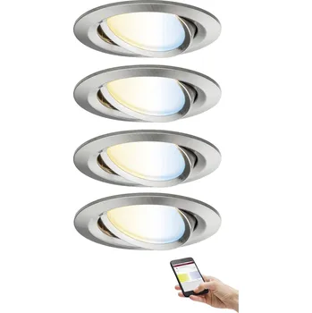 Bodové svítidlo Paulmann 4064161242149 LED vestavné svítidlo, LED, 18 W, železo (kartáčované)