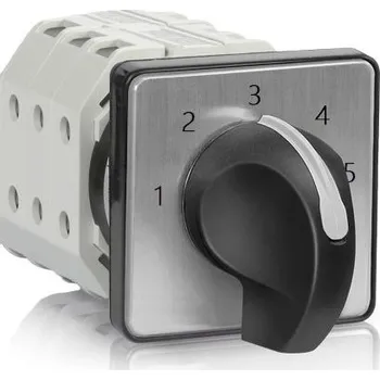 vypínač Vačkový spínač 5 pozic pozice 30° 500V ac 16A Knoflík