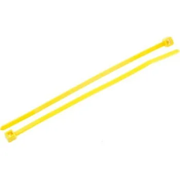 Stahovací páska Kabelová vázací páska Nedá se uvolnit 111-01811 T18R-PA66-YE 100mm 2,5 mm Žlutá Nylon 66 HellermannTyton