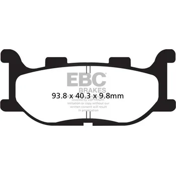 Brzdová destička Brzdové destičky EBC SFAC199 YAMAHA XP 500 T-MAX (ABS) 2004-2007