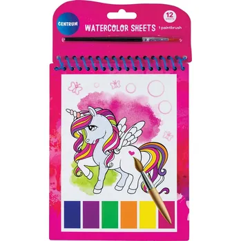 omalovánky Vodové omalovánky – Jednorožci