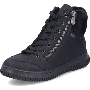 Dámská zimní obuv DÁMSKÉ KOTNÍKOVÉ BOTY RIEKER 74244-00 ČERNÁ Barva: ČERNÁ, Velikost: 38