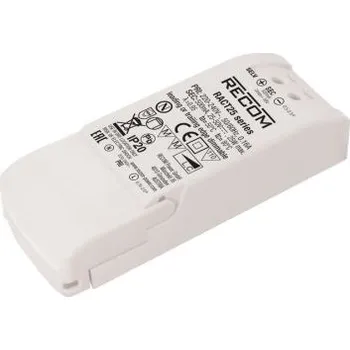 Napájecí zdroj pro osvětlení Budič LED, řada: RACT25 RACT25-1050 12 → 24V dc 1.05A 25W ztlumování: Triak IP20 konstantní proud Recom