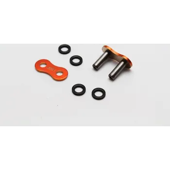 Řetězová sada pro motocykl Nýtovací spojka řetězu EK 525 MVXZ2 MLJ Orange