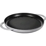 Staub Litinový gril 26 cm, grafitově šedá 1203018