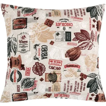 Dekorativní polštářek Bellatex Polštářek EMA 45x45 cm Kakao béžová, hnědá