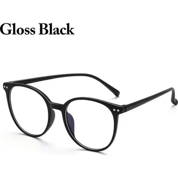 Sluneční brýle Trendy dámské office antireflexní brýle | Ochrana před modrým světlem - Lesklá černá