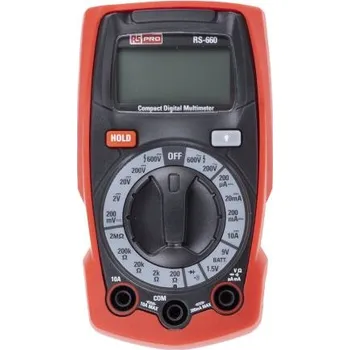 Multimetr Multimetr Ruční 10A ac 600V ac, číslo modelu: RS-660 RS PRO