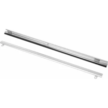 Hliníková lišta na zavěšení plakátu CLIP 2x70cm + přísavka 45mm x 2ks s háčkem