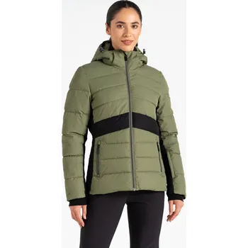 Dámská zimní lyžařská bunda Dare2b GLACIAL zelená/černá 40