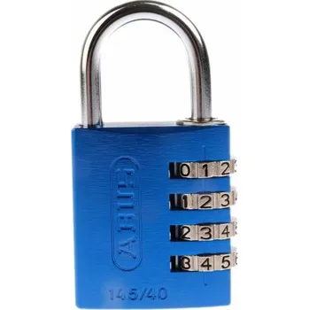 Visací zámek Ne Bezpečnostní visací zámek, číslo modelu: 145/40, Hliník, ocel Vnitřní, venkovní 6mm třmen, Modrá