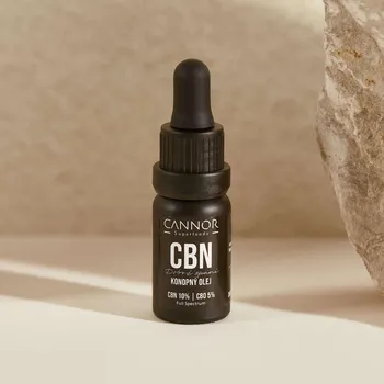 CANNOR CBN konopný olej Dobré spaní 10% 1000mg CBN, 500mg CBD