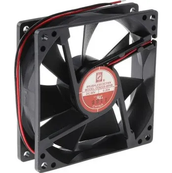 PC ventilátor RS PROAxiální ventilátor 60 V DC DC, průtok vzduchu: 117.2m³/h 12W200mA, 92 x 92 x 25mm