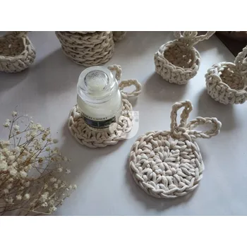 Velikonoční dekorace Prostírání zajíček krémový