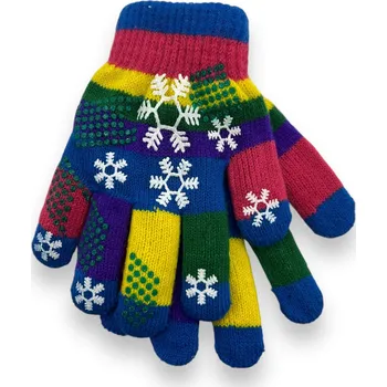 Rukavice Milaoli Dívčí zimní rukavice ADELA Barva: Modrá