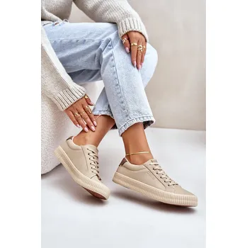 Dámské tenisky Zateplené dámské tenisky Big Star OO274A462 Barva: Béžová, Velikost: 36