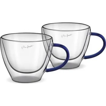 Sklenice Lamart LT9116 set 2 cappuccino modrá 190 Vaso