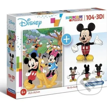 Puzzle Supercolors Mickey Mous - Clementoni Clementoni
