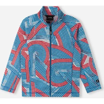 Chlapecká mikina Dětská fleecová mikina Reima Niksini modrá/červená 164