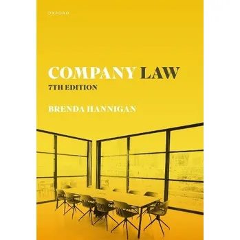 Cizí jazyk Company Law - Hannigan, Brenda (Professor of Corporate Law, Professor of Corporate Law, University of Southampton)