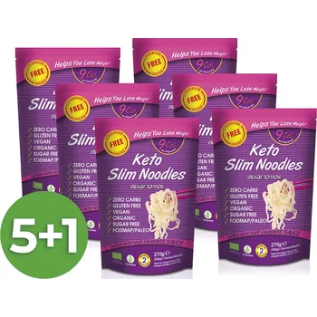 Slim Noodles Výhodný balíček konjakových nudlí Slim Pasta v nálevu 5+1 zdarma