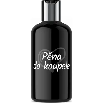 Dávkovač mýdla Nanolab Lahvička s flipem "Pěna do koupele" Objem: 300 ml
