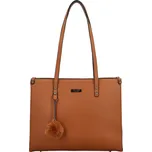 Trendy dámská kabelka na rameno Delami Sabin, hnědá