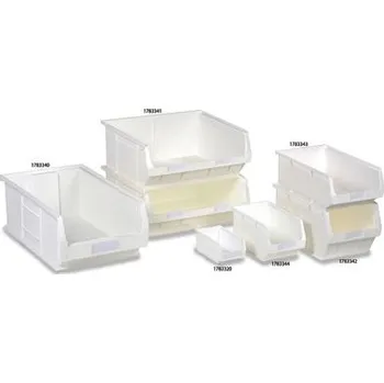 paleta Kontejner Euro 1.27L Bílá, PP, 75mm x 165mm x 100mm RS PRO