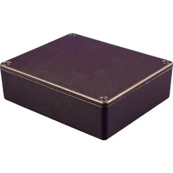 Rozvaděč Rozvodná skříň Odlévaný hliník Černá 120 x 100 x 31mm řada 1550 IP54