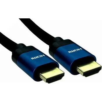 Video kabel 3m 8K HDMI M-M 28awg Blue Aluminium Hood