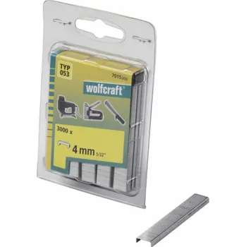 Průmyslová sponka Wolfcraft široké sponky, 3000 ks, Typ53 4mm 7015000