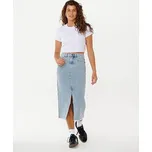 Sukně Rip Curl THE SEARCH DENIM MIDI SKIRT Vintage Blue velikost M