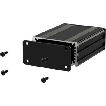 Pouzdro na přístroje Hliník barva Černá 120 x 63.5 x 30mm