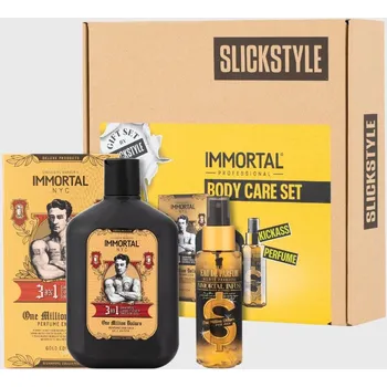 Kosmetická sada Slickstyle x Immortal Body Care Set pánská sada péče o tělo