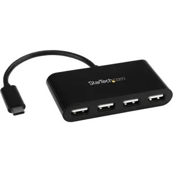 USB hub Rozbočovač USB ST4200MINIC, standard: USB 2.0, počet portů USB: 4 Sběrnice USB, typ USB: USB A, USB C StarTech.com