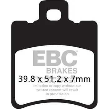 Brzdová destička Brzdové destičky EBC SFAC193 APRILIA SR 50 Racing 1997-2004