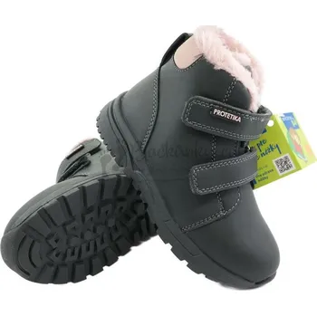 Dívčí zimní obuv Zimní dětská obuv Protetika Liv Grey - vel. 34