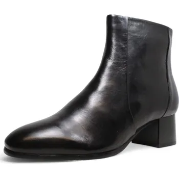 Dámská zimní obuv DÁMSKÉ KOTNÍKOVÉ BOTY REGARDE LE CIEL PIERA-01 ČERNÁ Barva: Černá, Velikost: 39