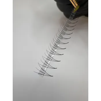 Umělé řasy Luxury Lashes 3D Řasy Premium LINE v hotovém vějířku 1 000 ks Zakřivení umělých řas: D, Délka umělých řas: 14 mm, Tloušťka řas: 010