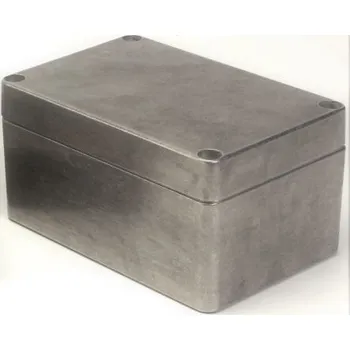 Rozvaděč Skříň IP66 barva Stříbrná Hliník 200 x 140 x 90mm Silikon