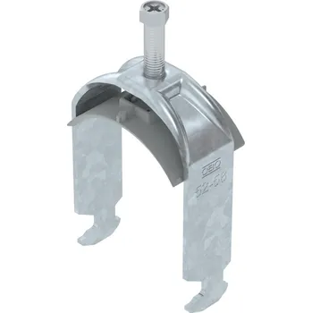 kabelová chránička OBO BETTERMANN Třmenová příchytka, 1-nás, 52-58mm, Ocel, St, žárově zinkováno ponorem, DIN EN ISO 1461 typ BS-H1-K-58 FT 1186256