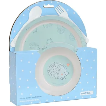 Dětský spotřebič Dětská jídelní souprava Safta Ježek (4 Kusy)