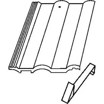 betonová krytina Bramac Classic NOVO protisněhová taška s hákem cihlově červená