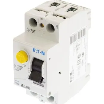 Proudový chránič RCCB 1 plus N pólovýpólový Typ AC 25A 30mA Eaton XBoard IEC/EN 61008 230V ac
