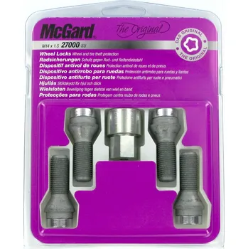 Šroubek na kolo McGard bezpečnostní šrouby M14x1,5x31mm kužel 60, klíč 19