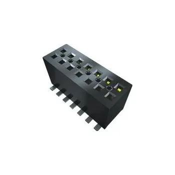 Elektrický konektor Patice PCB, řada: FLE, rozteč: 1.27mm, počet kontaktů: 12, počet řad: 2, Povrchová montáž Samtec