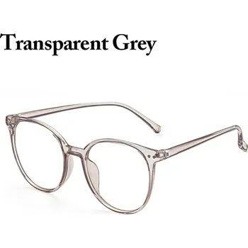 Sluneční brýle Trendy dámské office antireflexní brýle | Ochrana před modrým světlem - Průhledná šedá